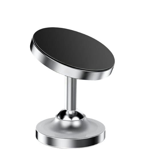 360° roterande biltelefonhållare med starkt magnetgrepp Silver