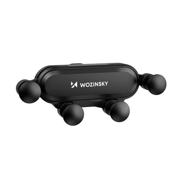 Mobiltelefonholder for viftegitteret med tyngdekraftmekanisme