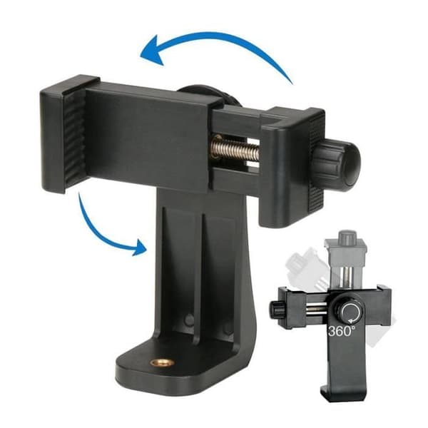 Telefon Stativfäste Adapter Mobiltelefonhållare Clip Clamp för Iphone XR-Xs Max Huawei