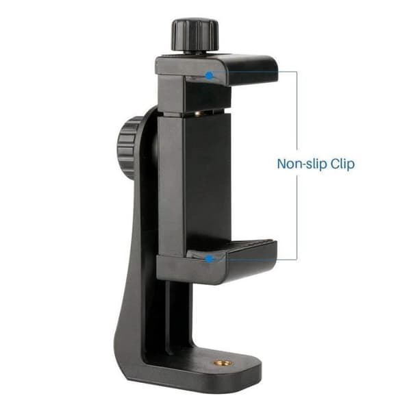 Telefon Stativfäste Adapter Mobiltelefonhållare Clip Clamp för Iphone XR-Xs Max Huawei