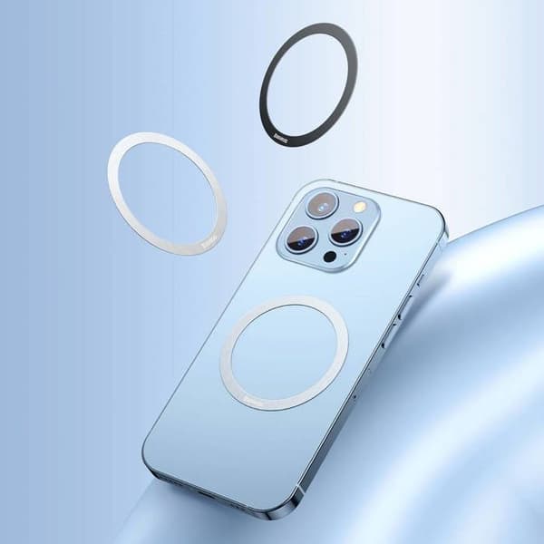 Magnetisk Ring Ring 2 Styck/Förpackning Silver-pcch000012