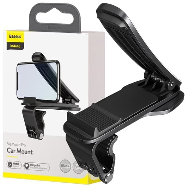 Baseus Big Mouth Pro Car Holder Platespenne? svart dashbord (SUDZ-A01)