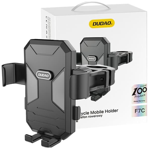 Dudao F7C Sykkel/Motorsykkel Telefonholder - Svart