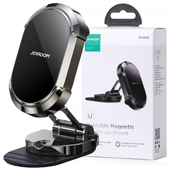 Joyroom magnetisk biltelefonholder folde inn i cockpiten/bordet? dashbord mørkegrå (JR-ZS312)