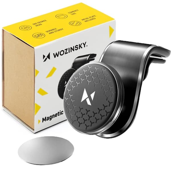 Wozinsky Magnetic Car Grill Holder 360 Black (WMH-03)