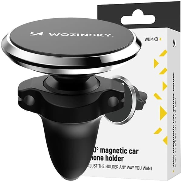 Wozinsky WUMKO magnetisk telefonholder for billuftventil - svart