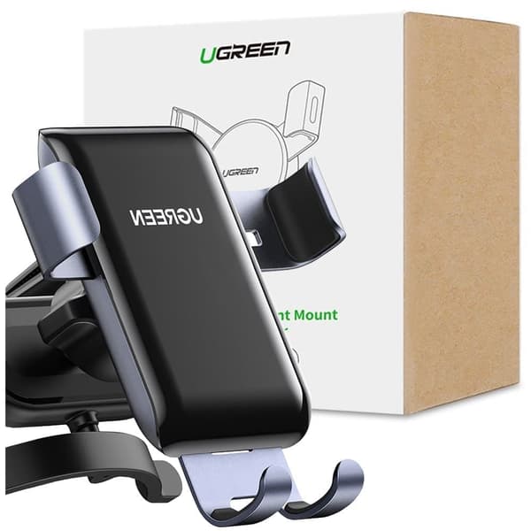 Biltelefonholder - rundt rutenett Ugreen LP274 - grå
