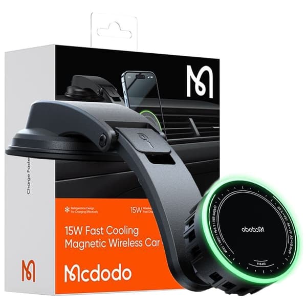 MCDODO BILTELEFONHÅLLARE INDUKTIV LADDARE IPHONE MAGSAFElle