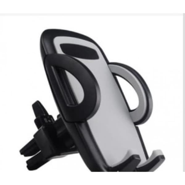 Bilhållare för stor smartphone med bottenfäste svart