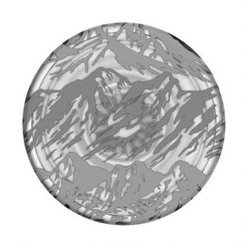 Pop Grip för smartphones Standarddesign Plant Mountains PopSockets Grå