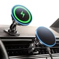 Miniatyrbild 1 av 6: 15W induktionshållare för biltelefon, 360° rotation Billaddare/Smart Chip för iPhone 15 14 13 Pro max Samsung