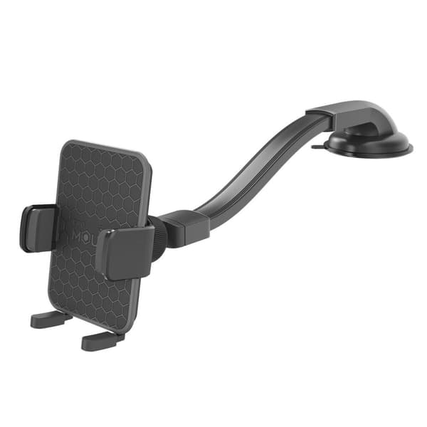 Mobilholder Celly MOUNTFLEXPLUSBK Sort Plastik