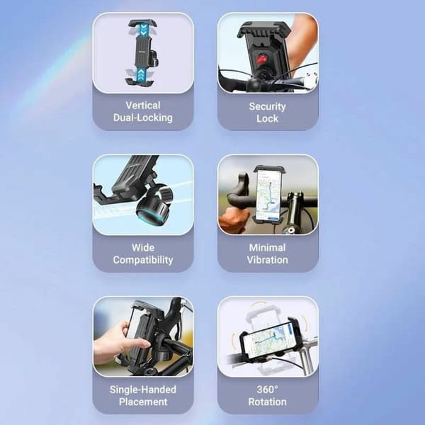 Telefonholder Til Cykel Vention KSFB0 Sort