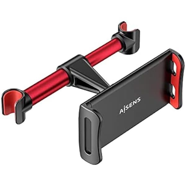 AISENS MSC1P-105 justerbart bilfäste (1 pivot) för nackstöd för telefon/surfplatta, röd
