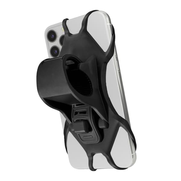 Telefon holder for Sykkel Celly SWIPEBIKEBK Svart Flerfarget Silikon Sort