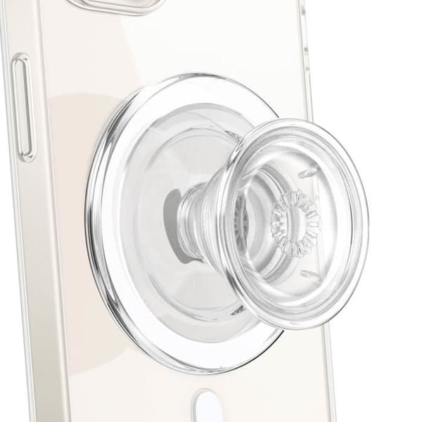 PopGrip - POPSOCKETS - MagSafe Clear - Transparent - Säkert grepp - Mångsidig hållare