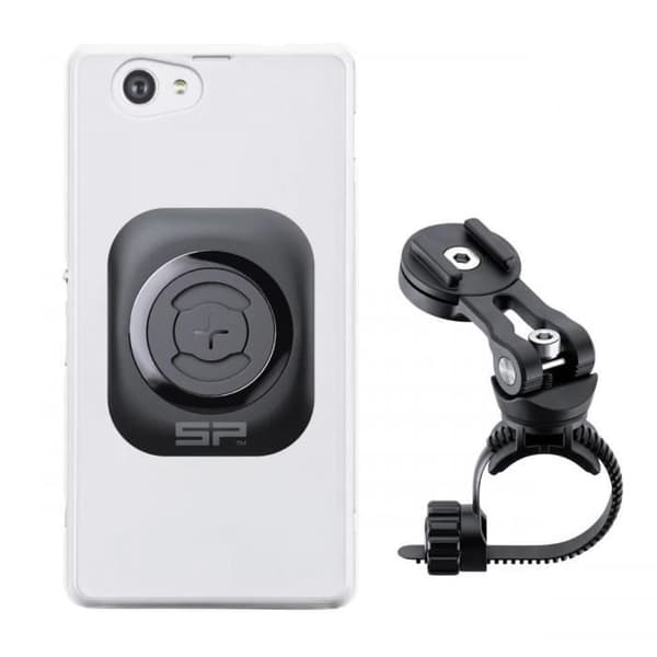 Motorcykel smartphonehållare - SPCONNECT - LT PACK - Universalgränssnitt - Svart färg - Plastmaterial