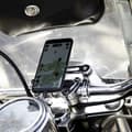 Miniatyrbild 3 av 4: SP Connect Moto Mount Pro motorcykel smartphonehållare - svart/silver - TU