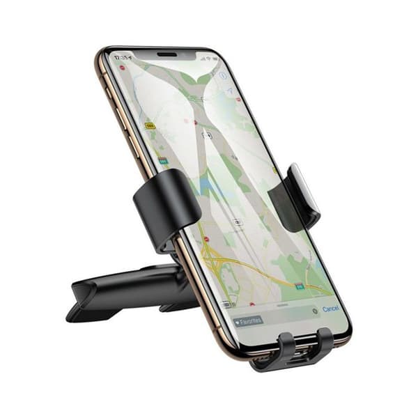 Bilstöd för telefon - Baseus - Gravitation - CD-slot - Aluminium - Kompatibel med Samsung