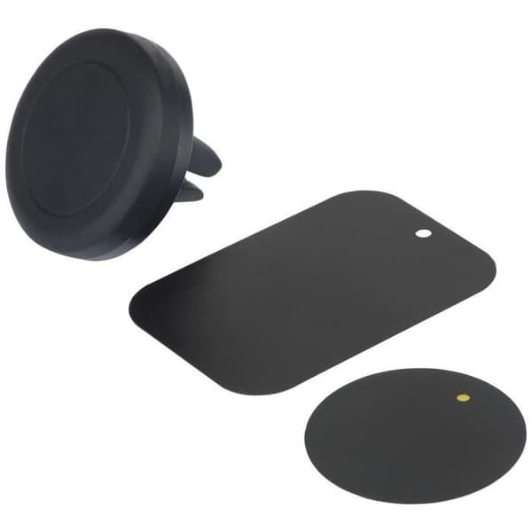 Renkforce RF-5044678 ventilationsgaller 360° svängbar bil mobiltelefonhållare, magnetisk montering