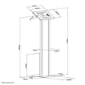 Pikkukuva 8 / 8: Tablettiteline Neomounts FL15-750WH1 Valkoinen