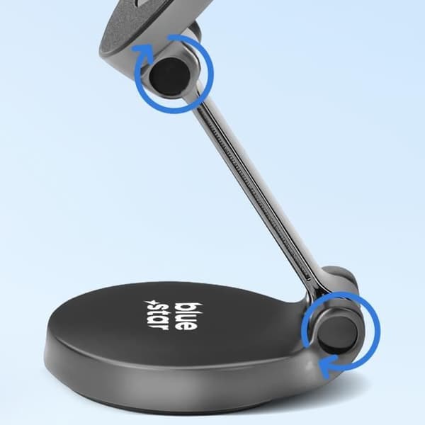 Bilhållare - BLUESTAR - Vikbar MagSafe - Självhäftande bas - Halkfri - Justerbar orientering