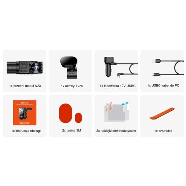 Urheilukamera autoon Vantrue N2X