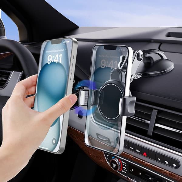 INF Biltelefonholderfeste for dashbord, frontrute 0