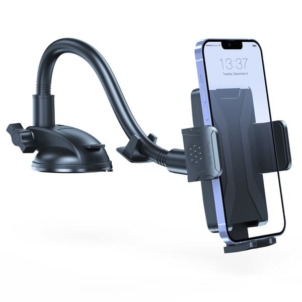 INF Biltelefonholder L005L+M006 Sort Sort0