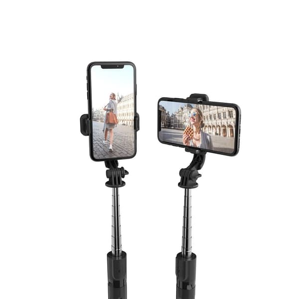 Tech-Protect Selfie-stang med stativ 72 cm - Svart
