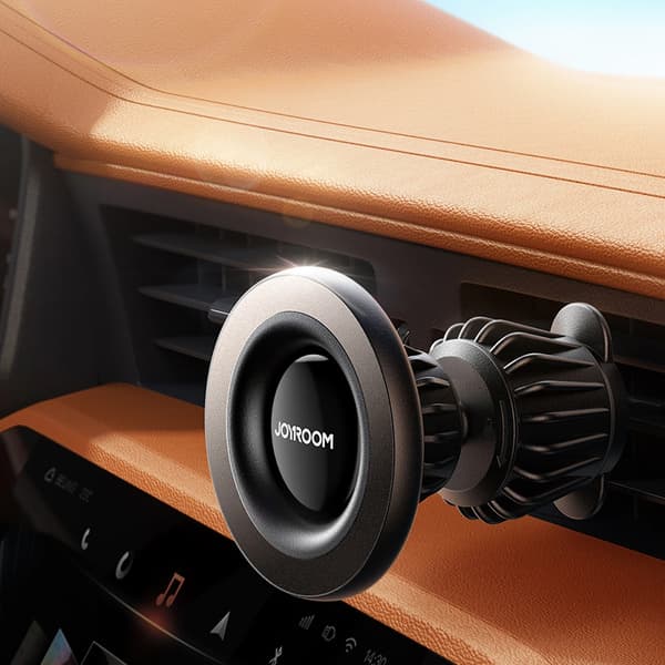 Joyroom magneettinen autoteline tuulettimen säleikölle, jossa on 360° kierto - Musta