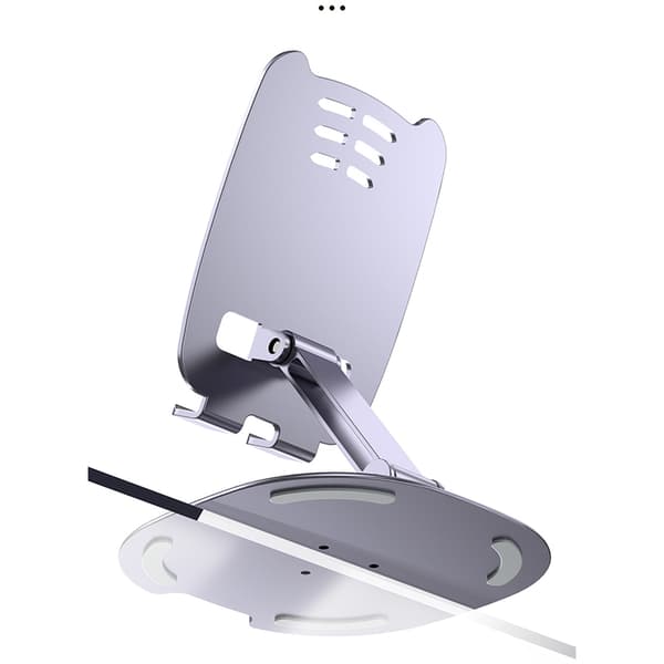 INF X9 lilla metalltelefonstativ - 360° rotasjon