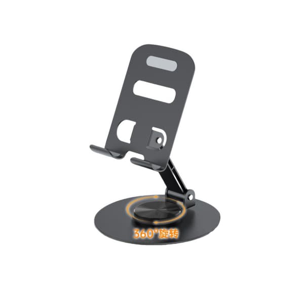 INF S355 Fuld Metal Telefonholder - Sort