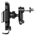 Miniatyrbillede 4 af 11: Baseus Light Electric Car Holder med Qi induktiv oplader (sort)