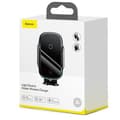 Miniatyrbillede 6 af 11: Baseus Light Electric Car Holder med Qi induktiv oplader (sort)