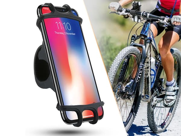 Mobilhållare för Cykel - Justerbar - Silikon