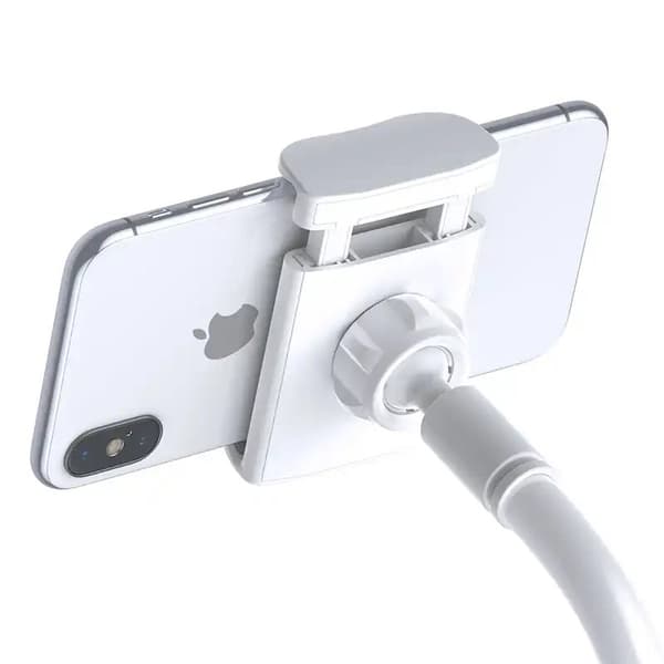 Baseus-håndtak med klips for smarttelefon eller nettbrett (sølv)