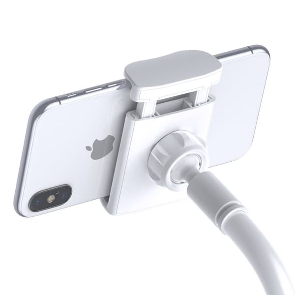 Baseus-håndtak med klips for smarttelefon eller nettbrett (sølv)