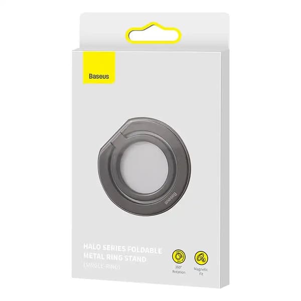 Baseus Halo Ring holder til telefoner (grå)