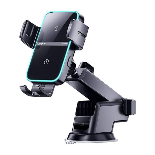 Bildashbordholder Joyroom JR-ZS246 med Qi induktiv lader (svart)