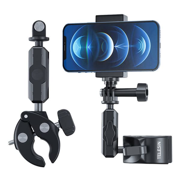 TELESIN Universal Tube Clamp Mount til styret til actionkameraer