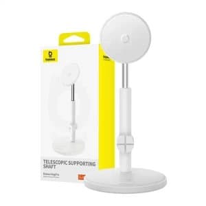 Magnetisk bordtelefonstativ Baseus MagPro (hvid)