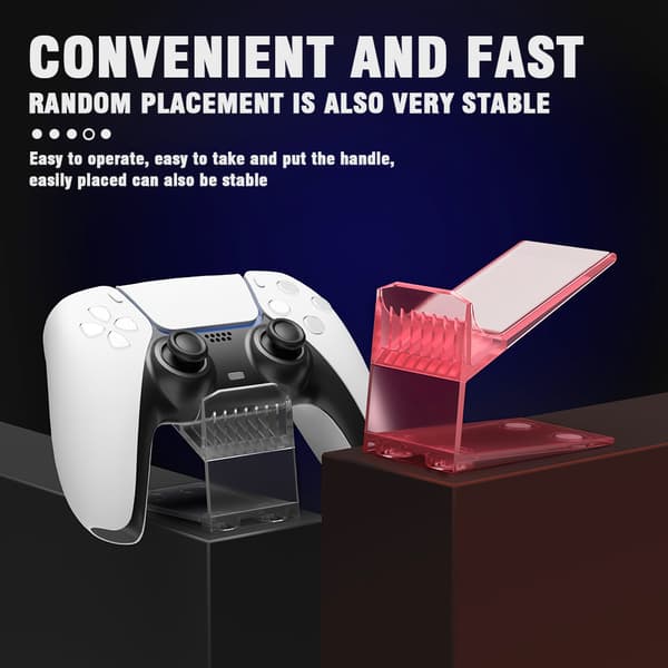 INF Universal Controller Stand för PS5, Xbox, Switch - klar akryl
