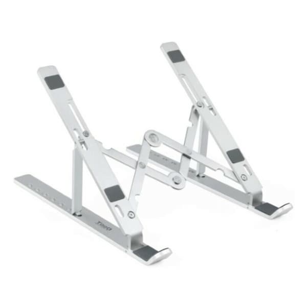 Vikbart och justerbart stativ för bärbar dator TooQ TQLRS0033-AL 11" - 15" Silvrig Silver