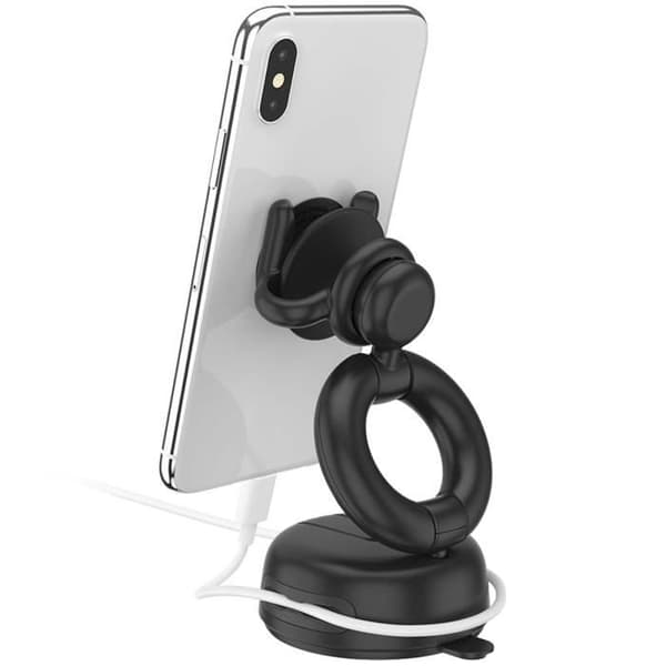 Support - POPSOCKETS - PopMount 2 Dash och vindruta - Svart - Plast - Handsfree