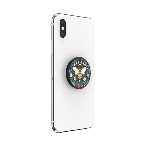 Smartphone grepp - POPSOCKETS - Bee Boho - Bee print - Repositionable - PopMounts-kompatibla
