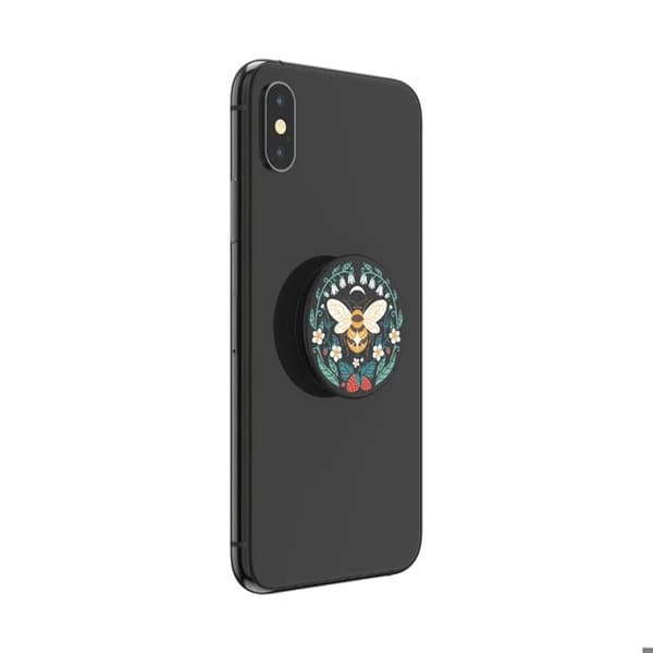 Smartphone grepp - POPSOCKETS - Bee Boho - Bee print - Repositionable - PopMounts-kompatibla