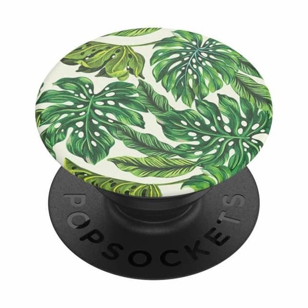 Smartphone grepp Popsockets Monstera Deliciosa - grön/vit - 39,74x7x24,25 mm