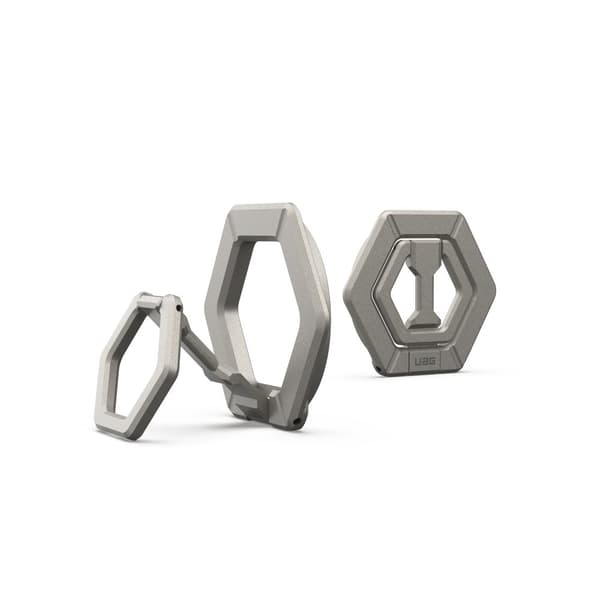 Magnetic ring stand and grip, titanium