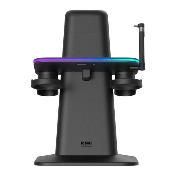 RGB Vertical Stand Meta virallisesti yhteistuotemerkillä Kiwi Design QC03 Meta Quest 3/Quest 2/Quest PRO Blackille